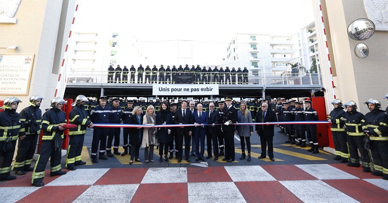 Inauguration des travaux du Centre de secours principal de Magnan.